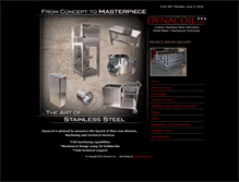 Tablet Screenshot of dynacoil.com